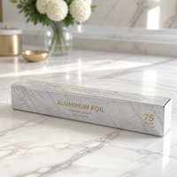 Papier d'aluminium souple robuste sur mesure, prix de gros, emballage alimentaire en Chine