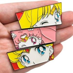เข็มกลัดโลหะเคลือบลายการ์ตูนเซเลอร์การ์เดี้ยน ดีไซน์ใหม่ 9 แบบ ขนาด 5 ซม. คุณภาพสูง บรรจุในถุง OPP และแพ็คเกจการ์ด - Product Image 2