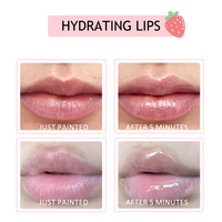 Soin des lèvres hydratant à saveur de fruits pour enfants Baume à lèvres hydratant à l'eau à la fraise