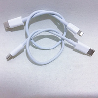 Kabel USB Type-C ke Type-C Berkualitas Tinggi dengan Inti Tembaga 0.25M, Jaket TPE, Pengisian Cepat 6A, Dapat Disesuaikan untuk Ponsel IPhone/iPad