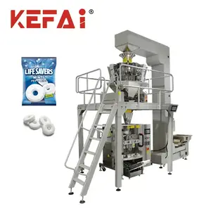 KEFAI Alta Eficiência Totalmente Automático Mint Candy Granule Packing Machine