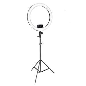 Anneau lumineux LED Neewer Advanced de 18 pouces avec trépied et support pour téléphone pour éclairage photographique - Product Image 1