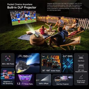 Smartphone robuste avec projecteur Ulefone Armor 34 Pro Plus 5G, 16 Go + 512 Go, 25500 mAh, 64 MP, vision nocturne, 6,95 pouces, 120 Hz, NFC, Android 15 - Product Image 6