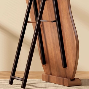 Espejo de Piso Irregular con Marco Ondulado Creativo para Decoración del Hogar Moderno, Espejo de Maquillaje de Alta Definición - Product Image 4