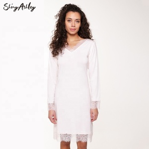 Label Lingerie Purple Sexy Satin <strong>Nightwear</strong> Women Night Dress Sexy Sleepwear - Product Image 2