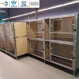 Chenils pour chiens Grand chenil extérieur moderne Cage pour animaux de compagnie étanche Chenil pour chien en bois à vendre - Product Image 6