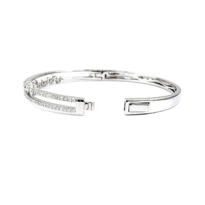Bijoux fins, design classique de luxe, meilleure qualité, bracelet tennis en or blanc 18 carats avec diamants naturels, cadeau de mariage ou de fiançailles pour femme - Product Image 3