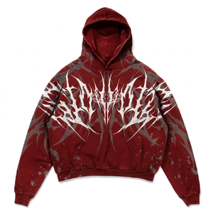 Sudadera con Capucha Unisex Personalizada, Estilo Vintage Gótico, Oversize, para Invierno, Streetwear, 100% Algodón, Felpa Gruesa, Novedad 2026 - Product Image 1