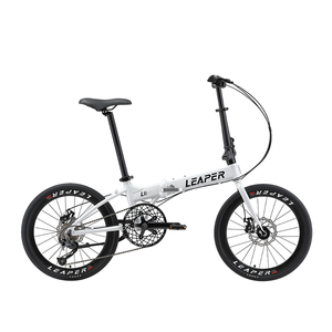 Aleación de aluminio 9 velocidades deportes ocio urbano mujeres hombres disco freno ciudad 22 pulgadas plegable adulto hombre bicicleta plegable con pedales plegables - Product Image 6