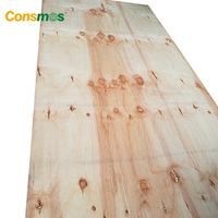 Madera contrachapada CDX de pino estructural de 12mm y 18mm para uso en construcción