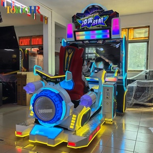 Nouvelle conception de machine de <span class=keywords><strong>jeu</strong></span> électronique de simulation de vol, <span class=keywords><strong>jeu</strong></span> d'arcade de course d'avions, 1 joueur, à monnayeur, en anglais - Product Image 6