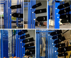 Plataforma Elevadora Eléctrica Portátil Ligera <span class=keywords><strong>de</strong></span> Aluminio <span class=keywords><strong>de</strong></span> 6 Metros, Plegable, con Control Remoto, para Pintar, Andamio Elevador - Product Image 3