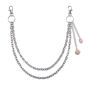 จี้เปลือกหอยธีมมหาสมุทร โซ่คล้องกางเกงโลหะหลายชั้น สไตล์พังก์ลำลองสำหรับทุกเพศ โซ่คาดเอวโลหะผสมสังกะสี - Product Image 5