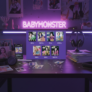 Produits K-Pop BABYMONSTER-1er album complet [DRIP] YG TAG Album Ver. Autocollant de décoration Outbox Photobook PostCard - Product Image 3