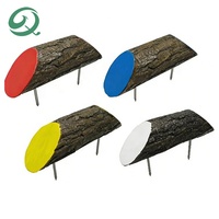Marqueur de tee de golf en bois simulé incassable, rond, prix d'usine, plusieurs couleurs, marqueur de tee de golf personnalisé en forme de branche