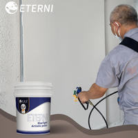 Peinture Acrylique Artistique ETERNI Starlight Effet Cristal Scintillant Écologique Peinture Murale Décorative à l'Eau