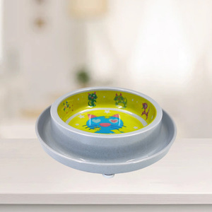 Processamento personalizado Único Anti-Knock Bamboo Fiber <span class=keywords><strong>Pet</strong></span> <span class=keywords><strong>Bowl</strong></span> Descartável Gato e Cachorro Tigela com Bacia de Alimentos para Beber - Product Image 5