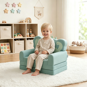Factory Custom Modern Comfortable Plush Soft Toddler <b>Sofa</b> for Kids <b>Play</b> Living Room Playroom Bedroom - Product Image 1