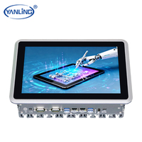 Panel PC Industrial Táctil Resistivo de Aluminio de 15 Pulgadas 4:3, Intel I5-4200U, HD-MI, 2 COM, RS232/485, LVDS, -20~60C, para Tratamiento de Agua