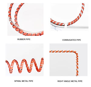 Strip pemanas listrik 200C pita pemanas silikon karet silikon pembungkus kabel pemanas Spiral untuk pipa pelindung pembekuan - Product Image 5