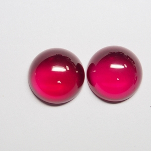 HQ Đá Quý Bán Buôn Tổng Hợp Của <span class=keywords><strong>Ruby</strong></span> 5 # Đá Quý Nửa Bóng <span class=keywords><strong>Cabochon</strong></span> 4-20Mm Flatback Hạt - Product Image 3