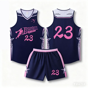 Maillot de basket-ball personnalisé à séchage rapide, respirant, en polyester, imprimé, uniforme pour adultes, prix inférieur - Product Image 2