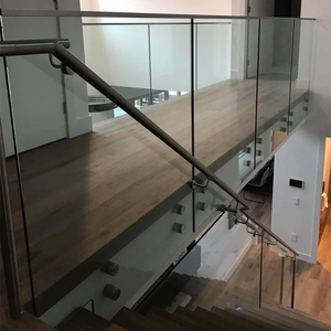 Système de <span class=keywords><strong>balustrade</strong></span> en verre sans cadre de luxe pour escalier, balcon, terrasse et <span class=keywords><strong>mezzanine</strong></span> - Product Image 2