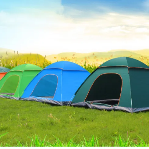 Custom Wholesale Outdoor Tent 2-3 People Automatic Open Multi Person Rainproof Camping Tents