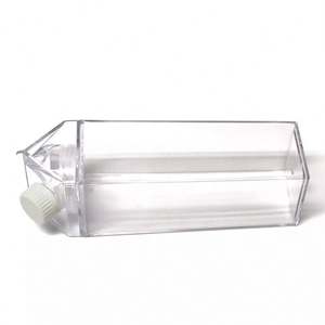 17Oz 500Ml 34Oz 1000Ml Double Wall <b>Clear</b> <b>Acrylic</b> Plastic <b>Clear</b> Square Leakproof Milk <b>Box</b> for Outdoor Climbing Tour or Camping - Product Image 1