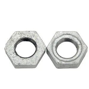 Fábrica personalizada hex rodada porca bloqueio tee porca hexágono metal locknut GI Pipe Fitting Parts