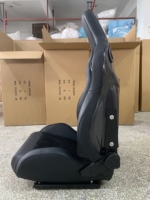 Sièges de voiture universels réglables en fibre de carbone de haute qualité en cuir PVC pour simulateur de course