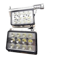 AL152328 2 pièces 6 x 4 pouces Phare LED avant pour capot pour pièces de moteur industrielles John Deere