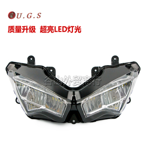 KOLMIO-LAM adapté pour <span class=keywords><strong>NINJA</strong></span> 400/<span class=keywords><strong>250</strong></span> EX400 NINJA400/<span class=keywords><strong>250</strong></span> phare avant de moto phare avant lampe avant assemblage - Product Image 1