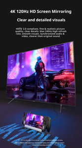 แท่นเชื่อมต่อ ROG Ally 6-in-1ฮับ <span class=keywords><strong>HDMI</strong></span> <span class=keywords><strong>4K</strong></span> <span class=keywords><strong>120Hz</strong></span> 100W PD ชาร์จเร็วแท่นชาร์จแบบ USB หลายพอร์ต3.0 3 * สำหรับแฮนด์เกม - Product Image 4