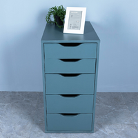Meuble de rangement moderne YQ pour entrée et salon, avec tiroirs et étagères, structure stable en MDF, démontable, RAL personnalisable