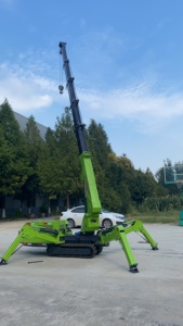 Grúa Araña Móvil de Alta Calidad de 3 Toneladas, <span class=keywords><strong>Mini</strong></span> Grúa Araña con Pluma Extensible para Levantar Vidrio en Interiores, Precio Económico - Product Image 5