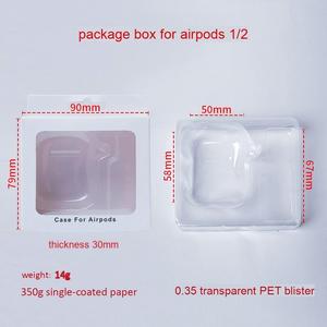 Housse d'écouteur universelle pour Airpods Pro <span class=keywords><strong>3</strong></span> pour Airpods <span class=keywords><strong>3</strong></span> Boîte d'emballage blanche avec blister Écouteurs sans fil - Product Image 5
