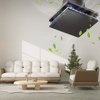 Ventilador de Extracción de Aire Axial SEICOI para Montaje en Pared o Techo, Clasificación IPX4, Flujo de Aire de 90 m/h, Vidrio Templado, Plástico ABS, Garantía de 5 Años, OEM