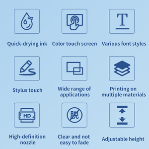 Portatile 12.7mm 25.4mm Mini palmare 600dpi risoluzione stampante a getto d'inchiostro macchina di codifica per la data manuale di codifica sacchetti di cibo bottiglie - Product Image 6