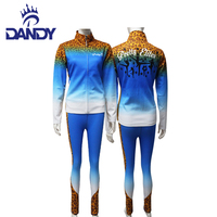 Veste de pratique de danse avec logo de sublimation complète