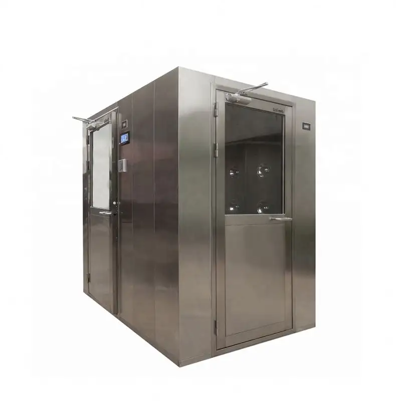 Gmp modulaire sans poussière salle blanche contrôleur de douche d'air buse douche d'air système de salle blanche douche d'air pour la nourriture potable