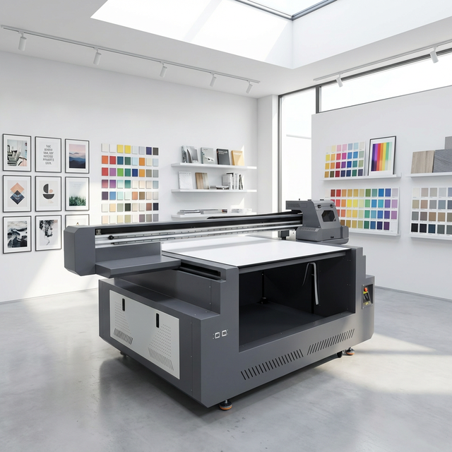 Automatic 1210 Large 360 Rotary Uv Led Flatbed Printer 1200mm Uv Wide Format Printer for Metal Wood Acrylic Cheap Price