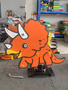 Tùy chỉnh thiết kế lớn nhựa Rocking Horse đồ chơi cho trẻ em chơi ngoài trời thiết bị cho mùa xuân công viên có tính năng PE Bảng điều chỉnh Hội Đồng Quản Trị - Product Image 3