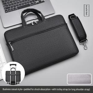 Sac à dos imperméable en PU, sac de voyage pour ordinateur portable, sac messager professionnel, grande capacité, polyester durable, sac portable pour homme - Product Image 4