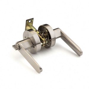 WEKIS Commercial Grade Stainless Steel Passage Door Lock Nickel Finish <b>Security</b> Privacy Lever Door Handle Keyless 3 60mm - Product Image 4