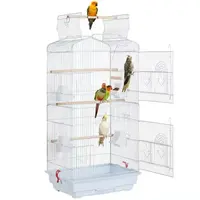 אמזון הטוב ביותר כלוב לתוכים Lovebird קוקטייל תוכים 59.8 אינץ כלוב עם לשחק למעלה ולעמוד מתכת ציפור כלוב