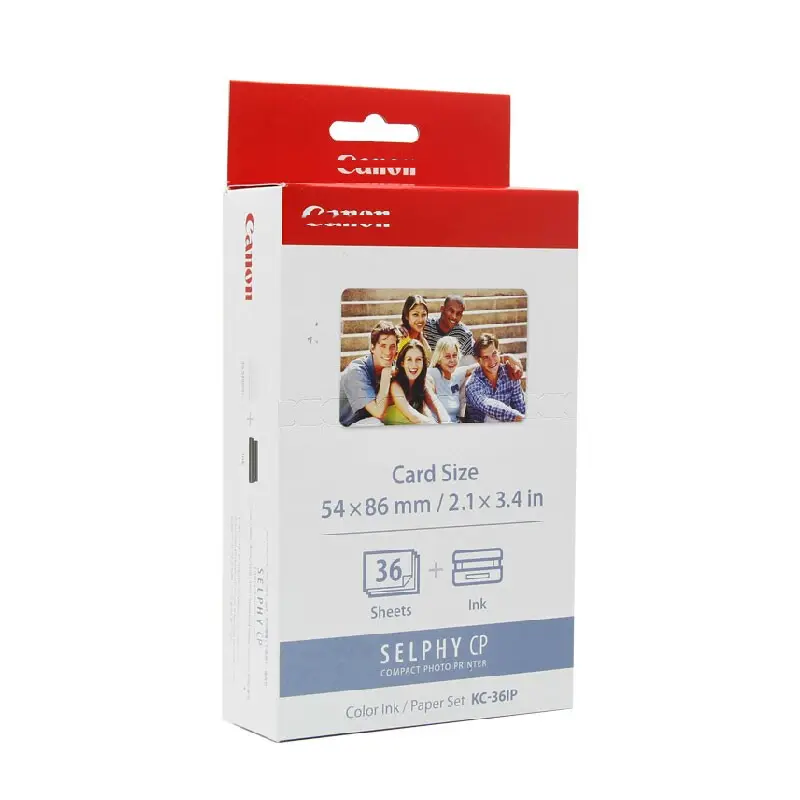 Color Ink Paper Set for Canon Selphy CP Series - KL 36IP