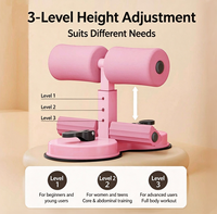 Barre d'assistance portable personnalisable à double ventouse pour abdominaux et renforcement du tronc, idéale pour l'exercice à domicile (vente en gros)