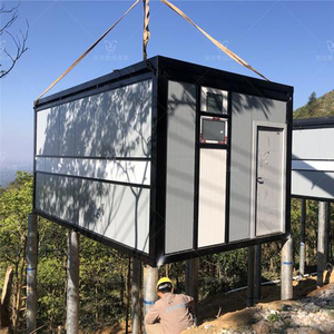 Envío listo impermeable vida plegable prefabricada casa contenedor a prueba de huracanes prefabricado plegable portátil edificio de oficinas CENTRO COMERCIAL - Product Image 1