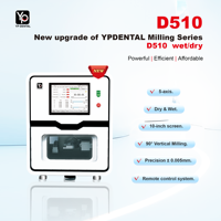 Machine de fraisage numérique YP D510 W500, machine de fraisage dentaire, équipement de laboratoire dentaire, système CAM CAD CNC